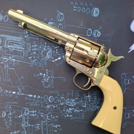 Recenzia: Vzduchový revolver Umarex Colt SAA .45 Diabolo nikl 4,5mm - 2