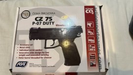Recenzia: Vzduchová pištoľ ASG CZ 75 P-07 Duty Blowback 4,5mm - 5