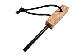 Kresadlo JuBö Bushcraft Tinder Firesteel - FatWood 3