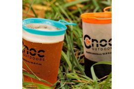 Sada skladacích pohárikov CNOC Curn Collapsible Cups 250 ml (Oranžová + Modrá) 3