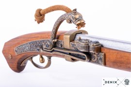 Replika pištole s knôtovým zámkom, Japonsko 1800 3