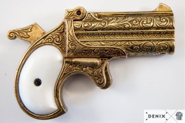 Replika dvojhlavňového Derringera, USA 1866 2