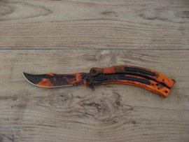 Recenzia: Nôž Joker motýlik JKR614 Flames - 5