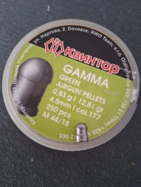 Recenzia: Diabolo Kvintor Gamma Green 4,5mm 250ks - 1
