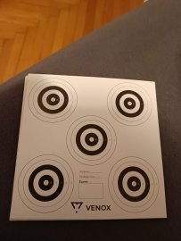 Recenzia: Terč Venox 14x14 5 terčov 100ks - 1