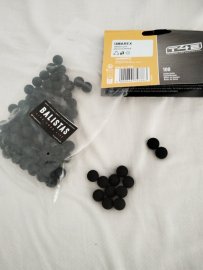 Recenzia: Kuličky T4E Rubber Ball RB Prac-Series .50 polymer 100ks - 1