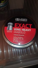 Recenzia: Diabolo JSB Exact King Heavy MKII 6,35mm 300ks - 2