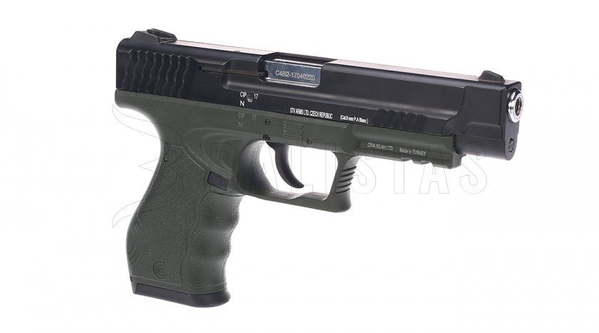 Plynová pištoľ Carrera GTR79 zelená/čierna cal.9mm