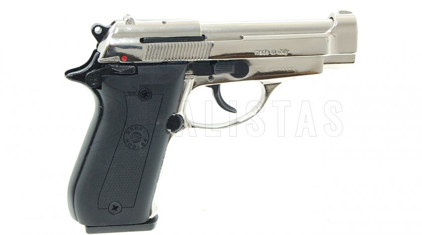 Plynová pištoľ Bruni 84 chróm 9mm