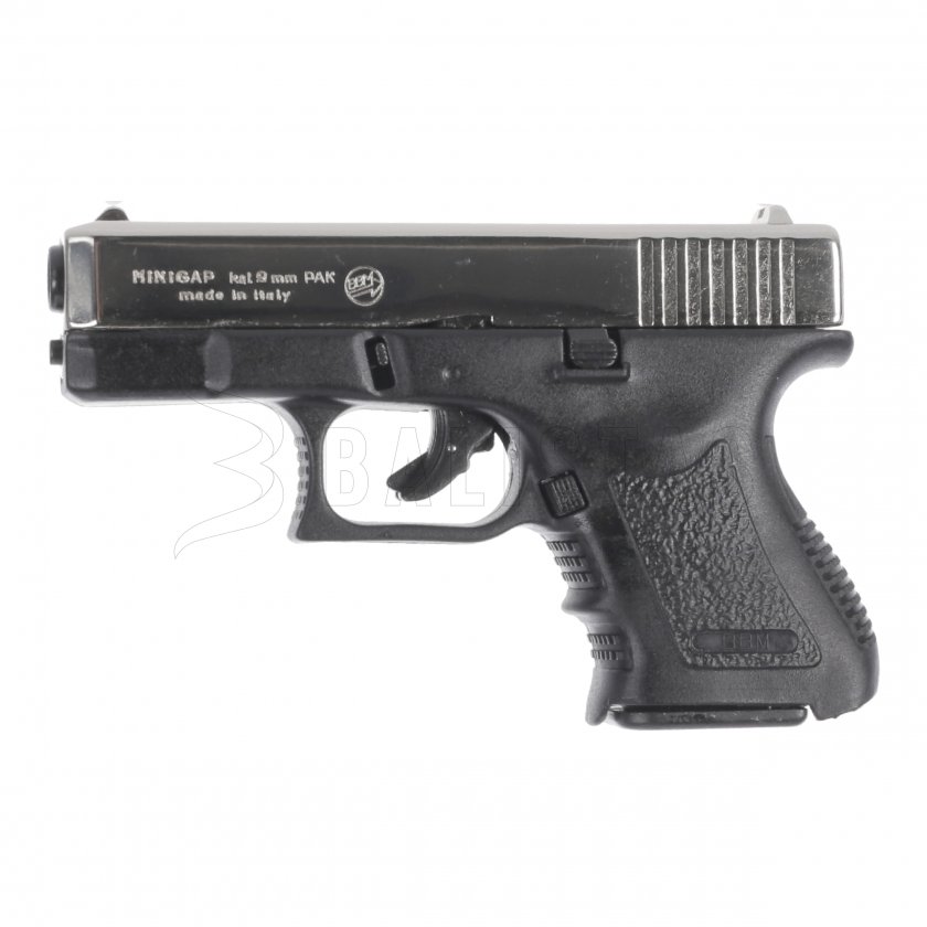 Plynová pištoľ Bruni MiniGap nikel 9mm