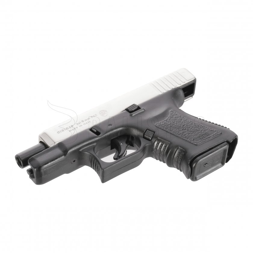 Plynová pištoľ Bruni MiniGap nikel 9mm