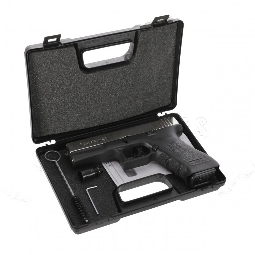 Plynová pištoľ Bruni Gap nikel 9mm