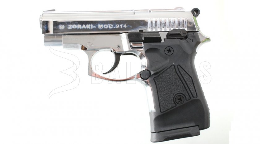 Plynová pištoľ Atak Zoraki 914 auto steel 9mm