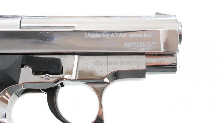 Plynová pištoľ Atak Zoraki 914 auto steel 9mm