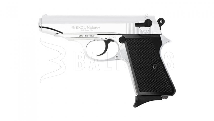 Plynová pištoľ Ekol Majarov Chrom cal. 9mm