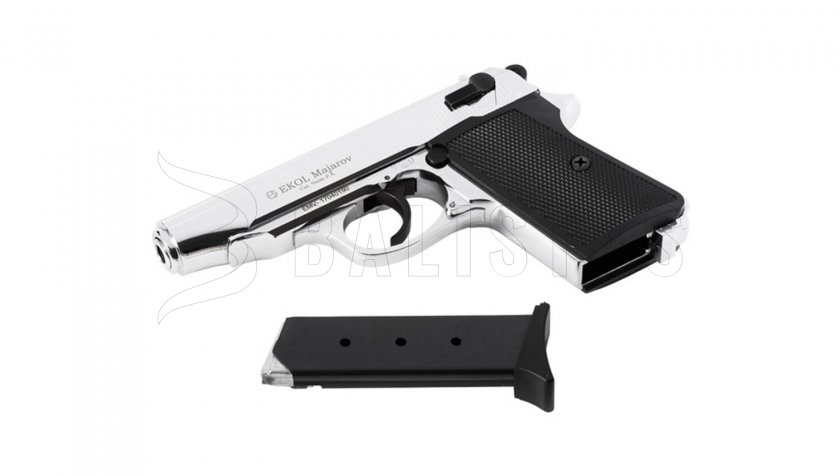 Plynová pištoľ Ekol Majarov Chrom cal. 9mm