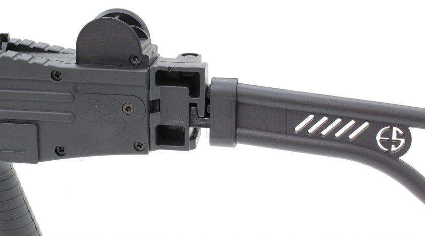 Plynová pištoľ Ekol ASI čierna Skladacia pažba cal.9mm