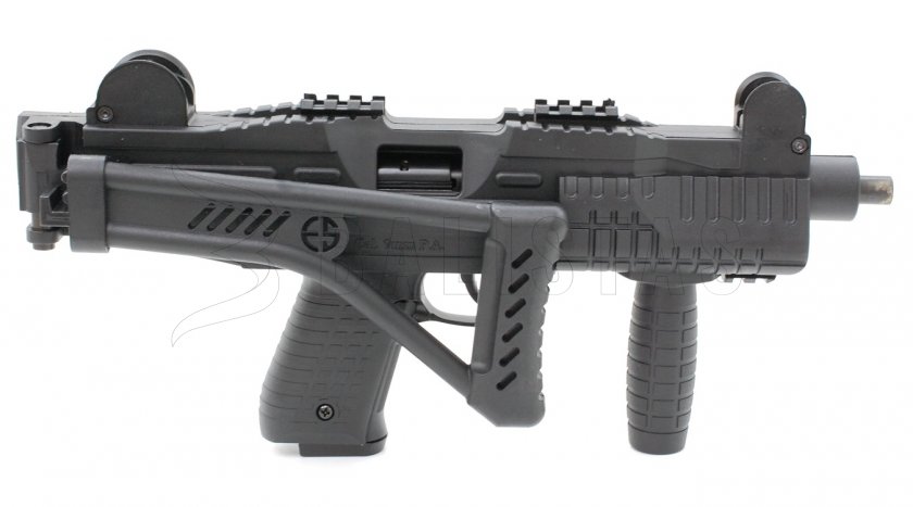 Plynová pištoľ Ekol ASI čierna Skladacia pažba cal.9mm