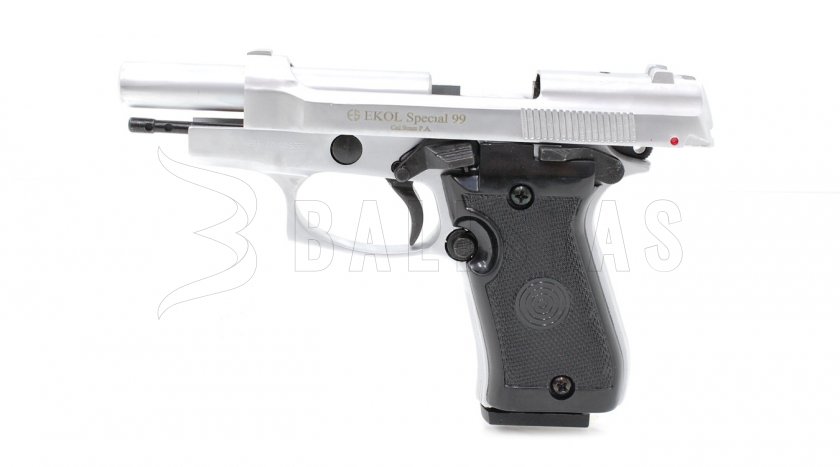Plynová pištoľ Ekol Special 99 satinovaný nikel 9mm