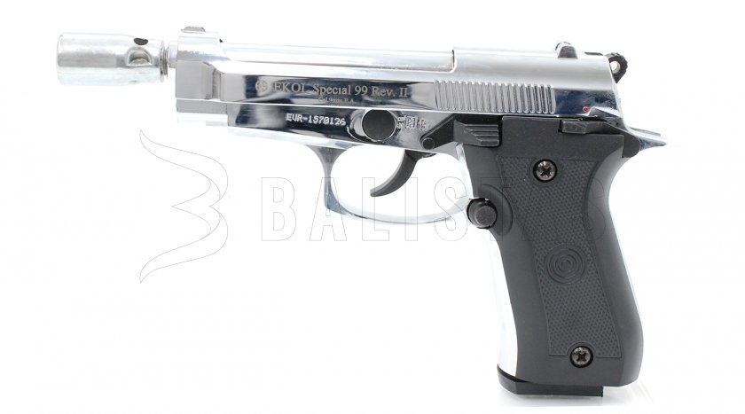Plynová pištoľ Ekol Special 99 REV II chróm 9mm