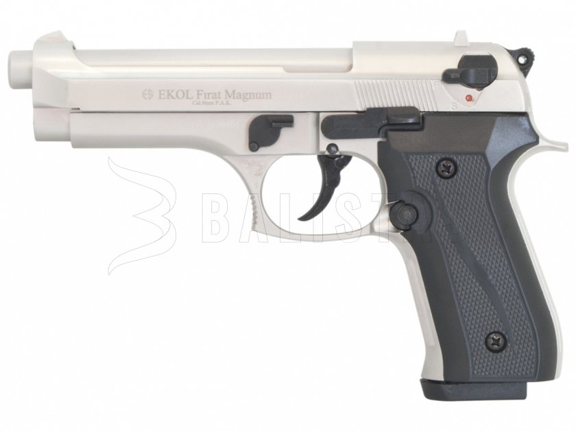 Plynová pištoľ Ekol Firat 92 nikl cal.9mm