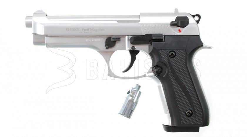 Plynová pištoľ Ekol Firat 92 nikl cal.9mm