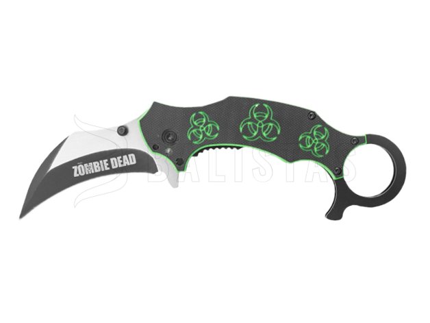 Nôž Karambit Haller 83975 Zombie Dead