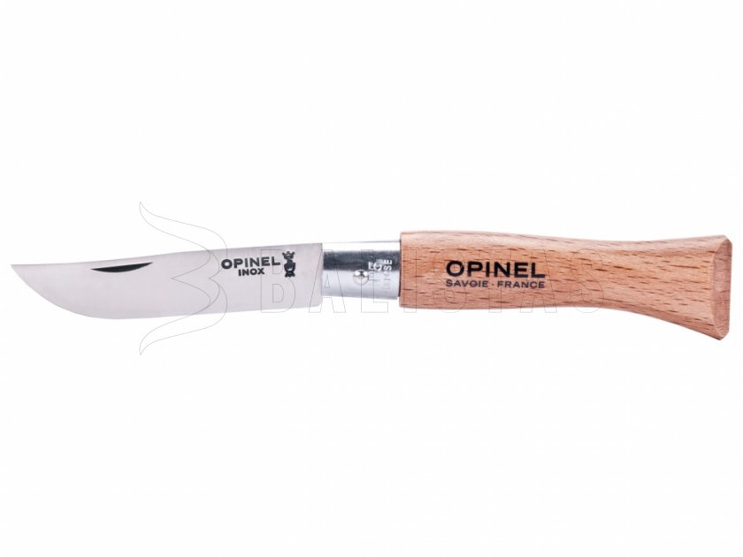 Zatvárací nôž Opinel 5 nerez - buk