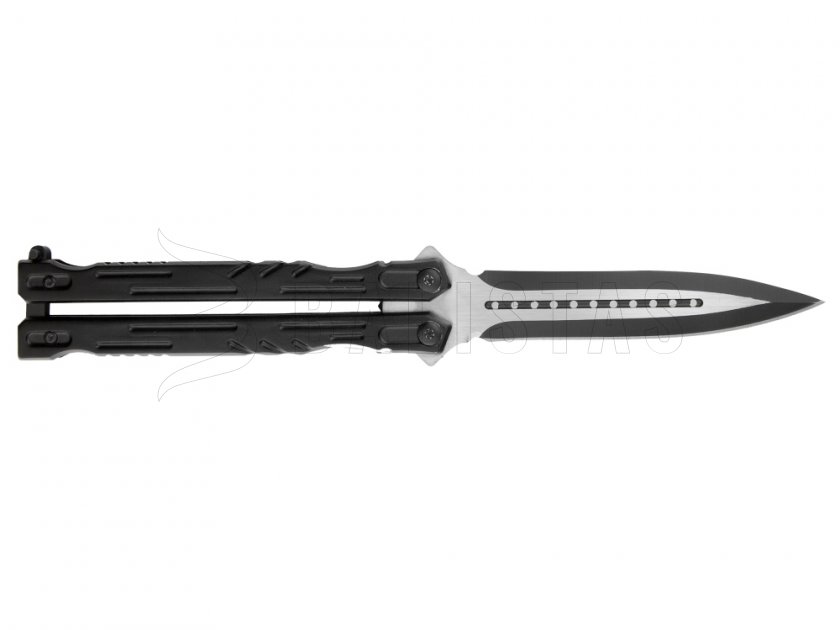 Nôž Joker motýlik čierny ostrie 11 mm