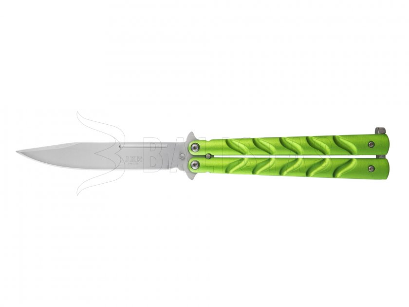 Nôž Joker JKR443 motýlik zelený čepeľ 110 mm