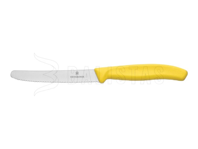 Nôž na paradajky Victorinox 6.7836 zúbkovaný žltý 110