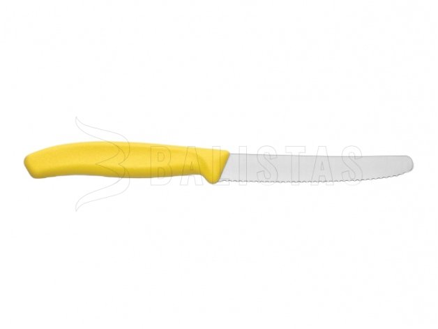 Nôž na paradajky Victorinox 6.7836 zúbkovaný žltý 110