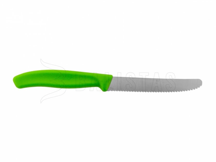 Nôž na paradajky Victorinox 6.7836 zúbkovaný zelený 110