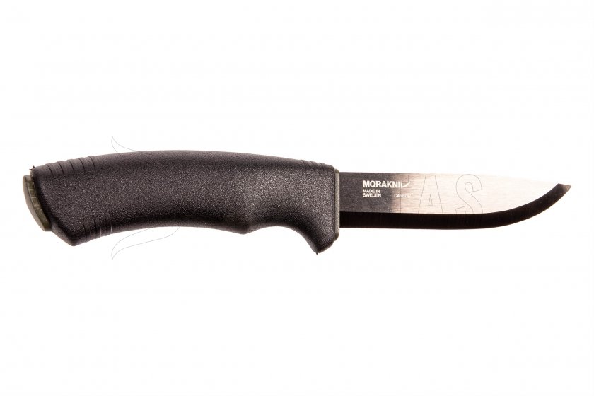 Nôž Morakniv Bushcraft čierny bez zúbkov