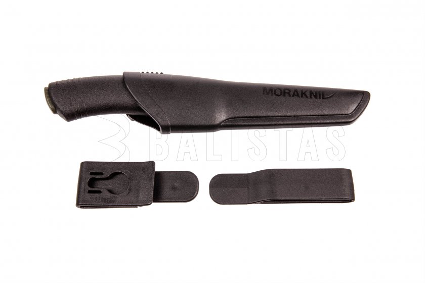Nôž Morakniv Bushcraft čierny bez zúbkov