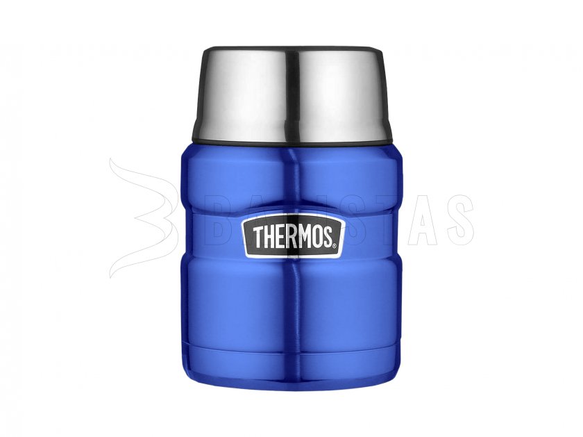 Termoska na jedlo s lyžičkou Thermos King 0,47 l modrá