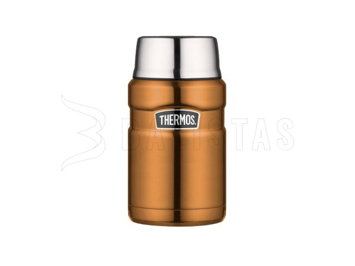 Termoska na jedlo s lyžičkou Thermos King 0,71 l hnedá