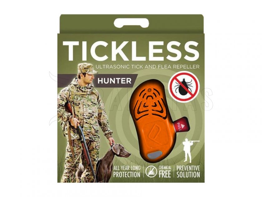 Repelent proti kliešťom pre poľovníkov Tickless orange