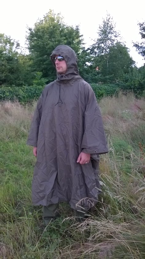 KollteX nepremokavá pláštenka čierna