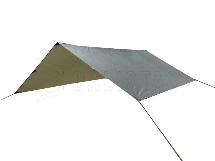 Turistická plachta tarp Lesovik Groza 2 zelená