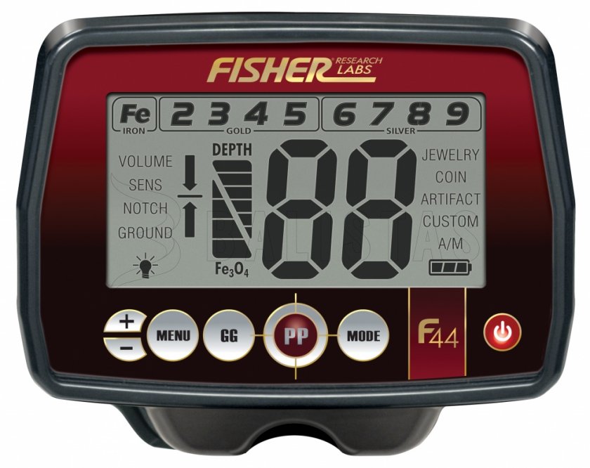 Detektor kovov Fisher F44 11'' DD