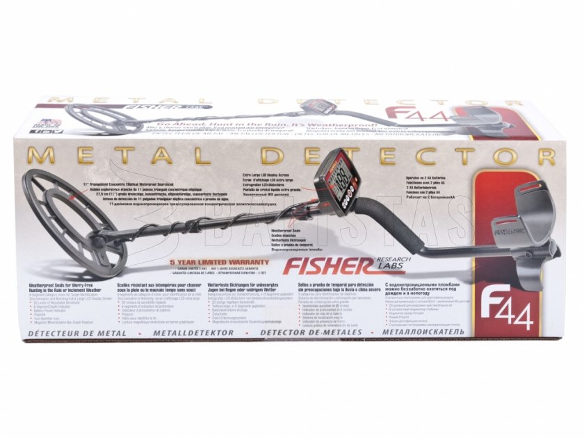 Detektor kovov Fisher F44 11'' DD