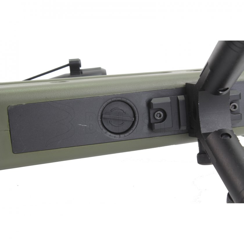 Airsoftový ostreľovač (MB4409 Green s puškohľadom)