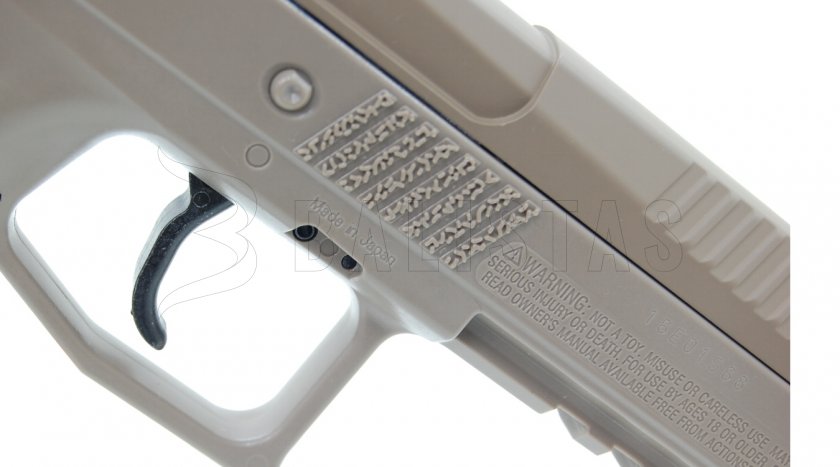 Vzduchová pištoľ ASG CZ P-09 FDE Blowback 4,5mm