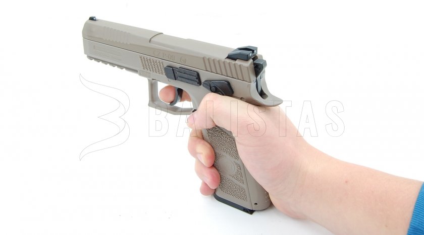 Vzduchová pištoľ ASG CZ P-09 FDE Blowback 4,5mm
