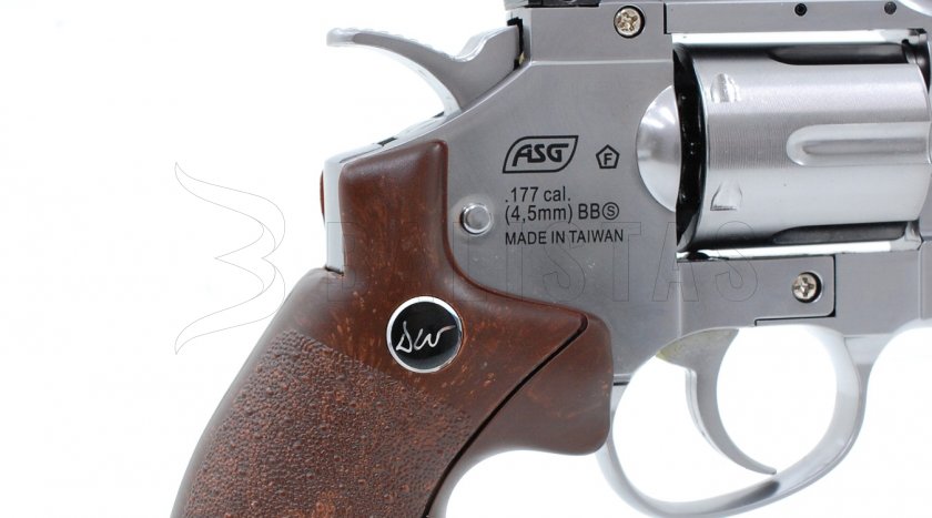 Vzduchový revolver ASG Dan Wesson 8" Silver 4,5mm