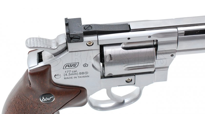 Vzduchový revolver ASG Dan Wesson 8" Silver 4,5mm