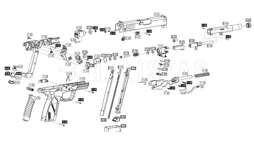 Vzduchová pištoľ ASG Bersa BP9CC Blow Back 4,5mm