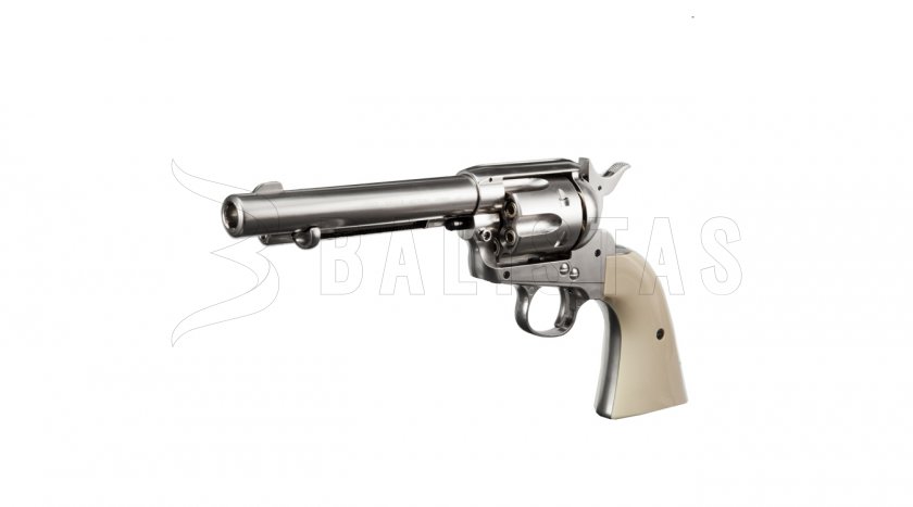 Vzduchový revolver Umarex Colt Single Action Army SAA .45 nikl 4,5mm
