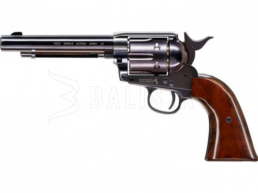 Vzduchový revolver Umarex Colt Single Action Army SAA .45 blued 4,5mm